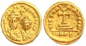 Foto Solidus, Gold 613-638 n Chr