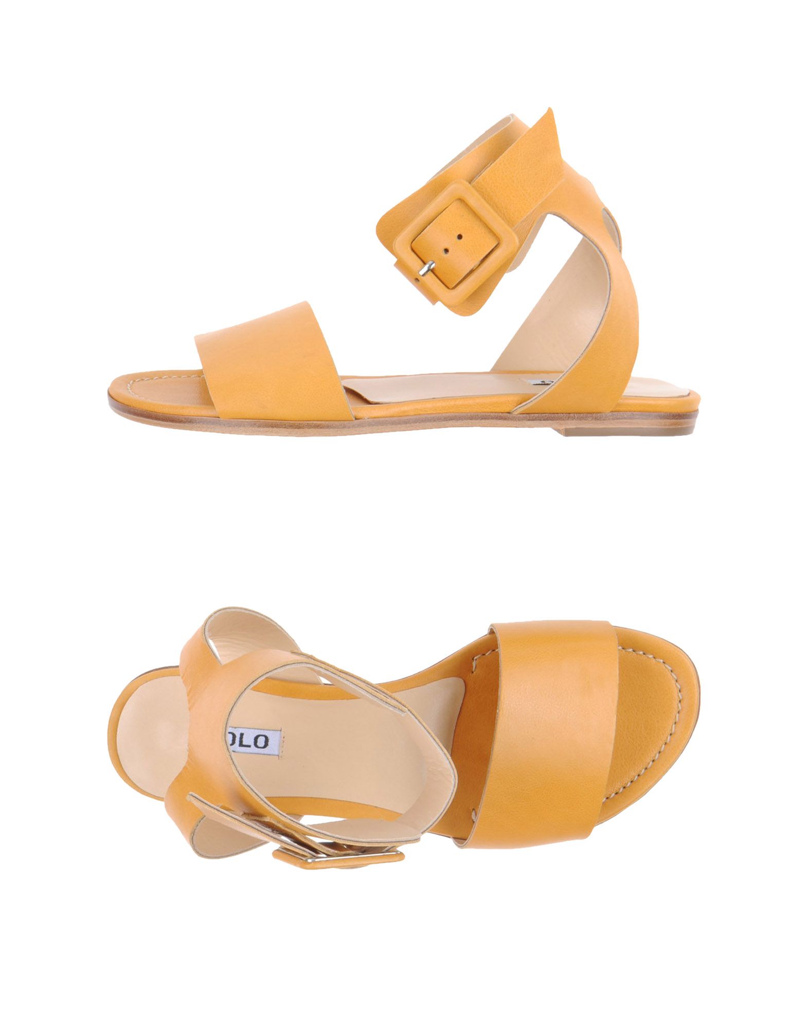 Foto Solo Sandalias Con Cierre Mujer Ocre