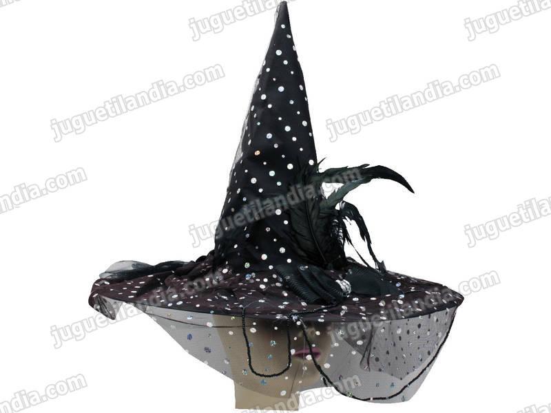 Foto Sombrero bruja 47x47x38 cm.