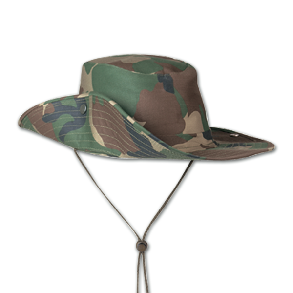 Foto Sombrero de color camuflaje woodland Mil-Tec 90475