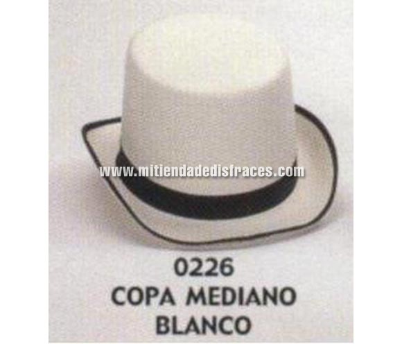 Foto Sombrero de Copa mediano blanco