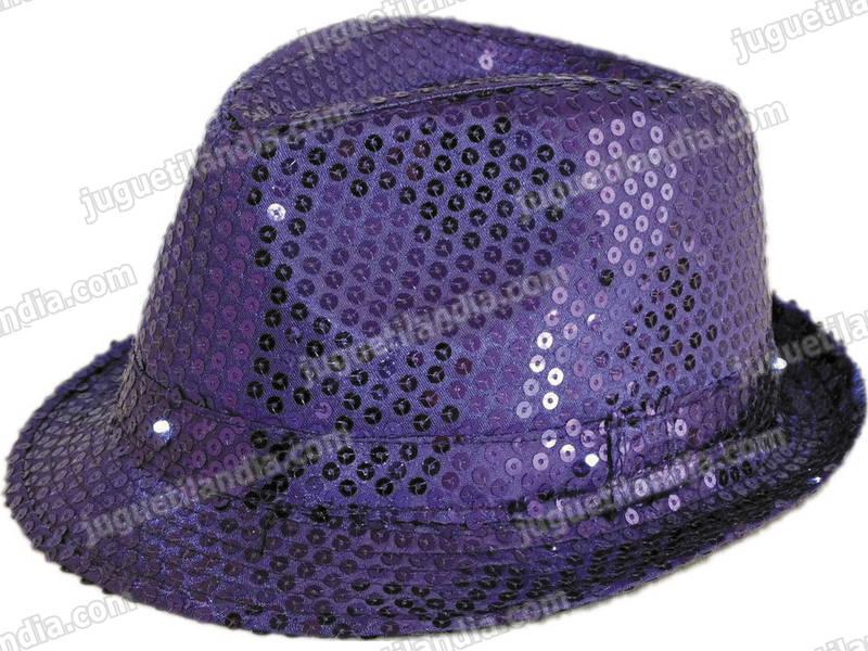 Foto Sombrero gangster purpura con luz