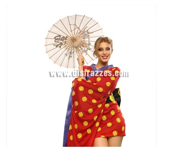 Foto Sombrilla China de papel y madera de 44 cm