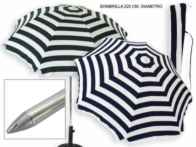 Foto Sombrilla mastil aluminio 2.2m 9846