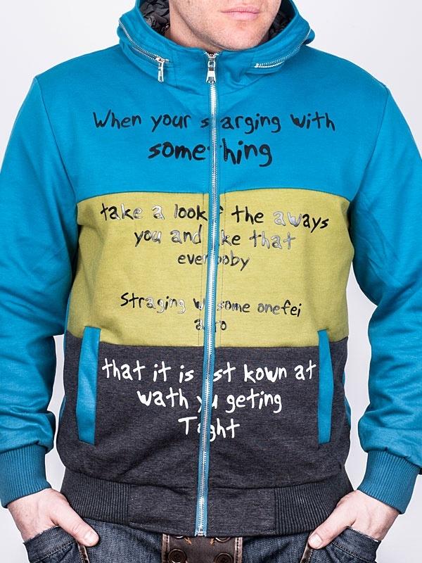 Foto Something Sudadera Con Capucha - Azul - S