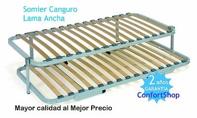 Foto Somier Canguro / Cama Nido Con 2 Somieres Y Patas Incluidas 90x180/190