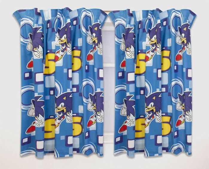 Foto Sonic The Hedgehog Cortinas Sonic 168 X 137 Cm