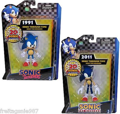 Foto Sonic Through Time 20th Anniversary 2 Pvc Figures 11 + 13cm Jazwares