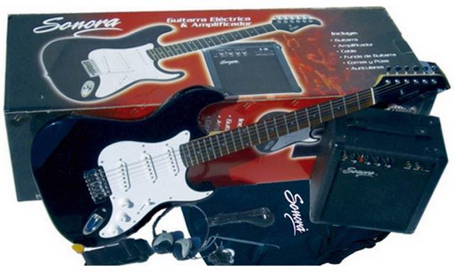 Foto Sonora Kit Guitarra Electrica. Pack de guitarra electrica