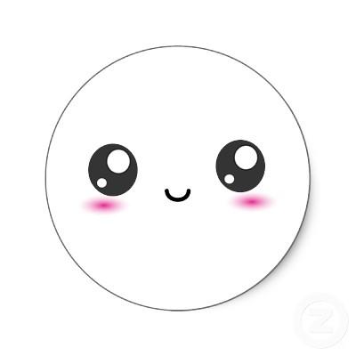 Foto Sonrisa minúscula de Kawaii Pegatina