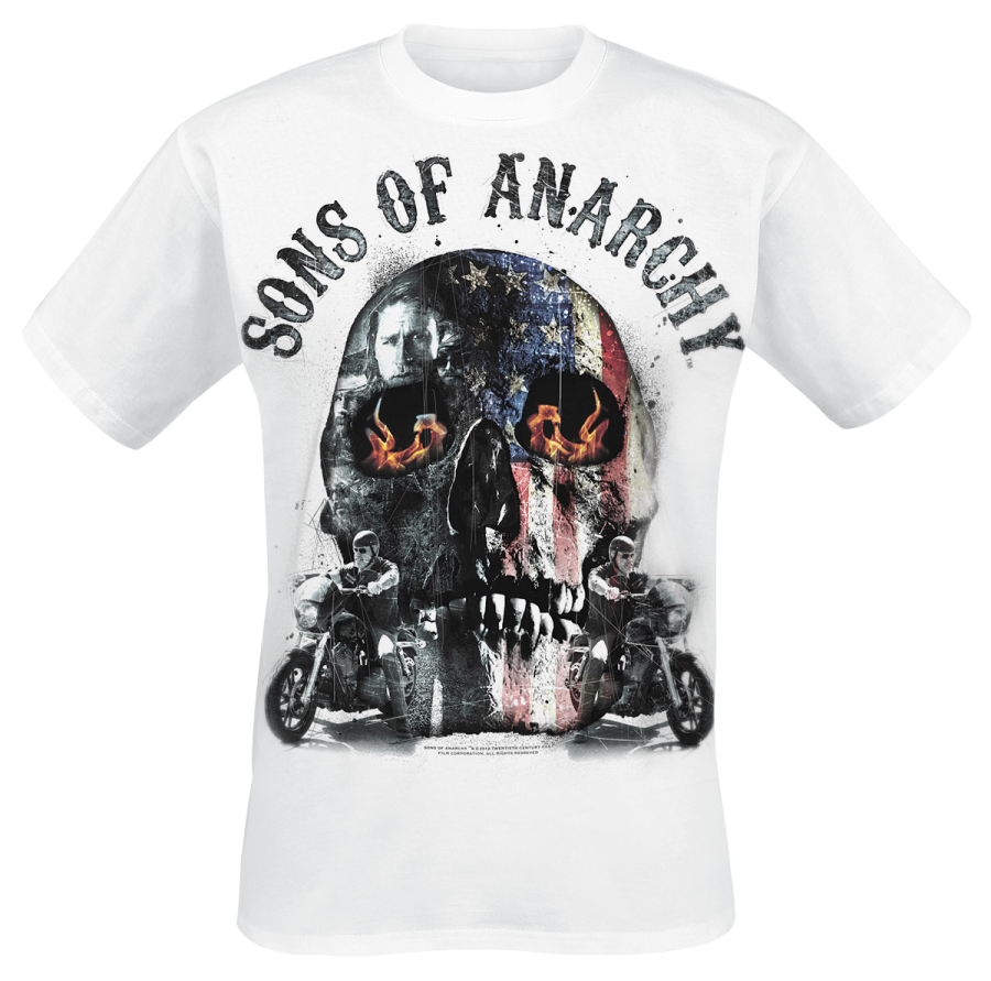 Foto Sons Of Anarchy: Flame Skull - Camiseta