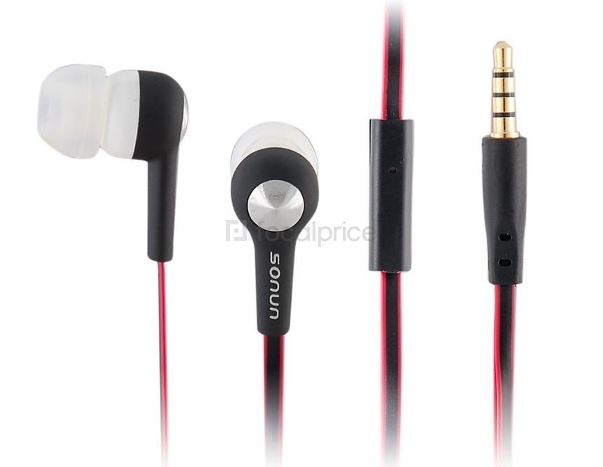 Foto SONUN SN-A01 Stereo In-Ear Music auriculares con micrófono (blanco)