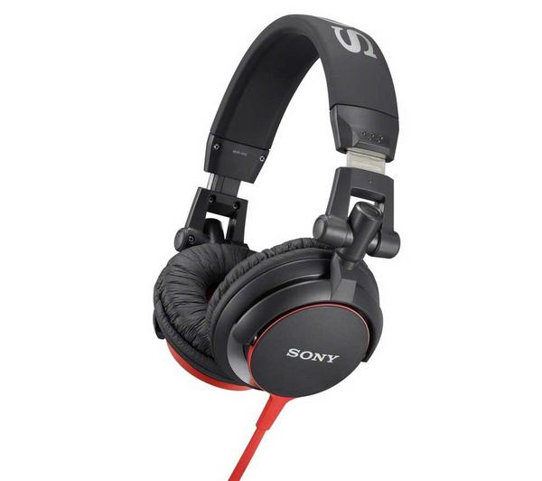 Foto Sony cascos dj mdr-v55 - rojo + cable audio estéreo con control volume