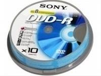 Foto sony dmr 47 - 10 x dvd-r - 4.7 gb ( 120 minutos ) 16x - eje - soportes