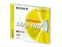 Foto sony dmw 47 - 5 x dvd-rw - 4.7 gb - caja de plástico - soportes de alm