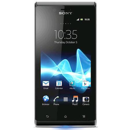 Foto Sony Ericsson Xperia J St26i Negro