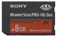 Foto Sony MSHX8B - - flash memory card - 8 gb - memory stick pro-hg duo
