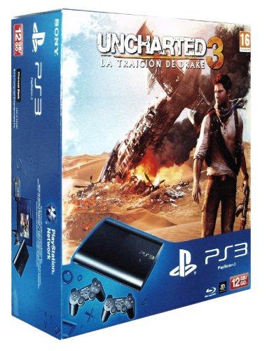 Foto Sony PlayStation 3 - Consola 12 Gb + Uncharted 3 + Dual Shock 3