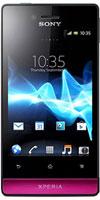 Foto Sony Xperia Miro ST23i Negro/Rosa