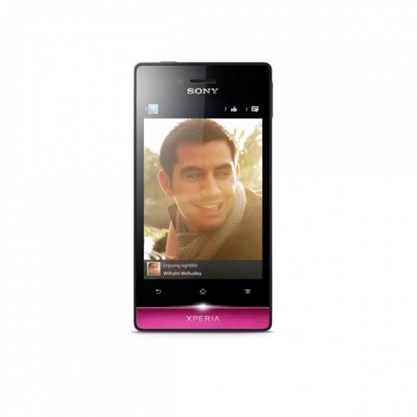 Foto Sony Xperia Miro ST23i SIM Free / Unlocked (Black / Pink)