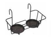 Foto Soporte Balcón Negro (17 cm)