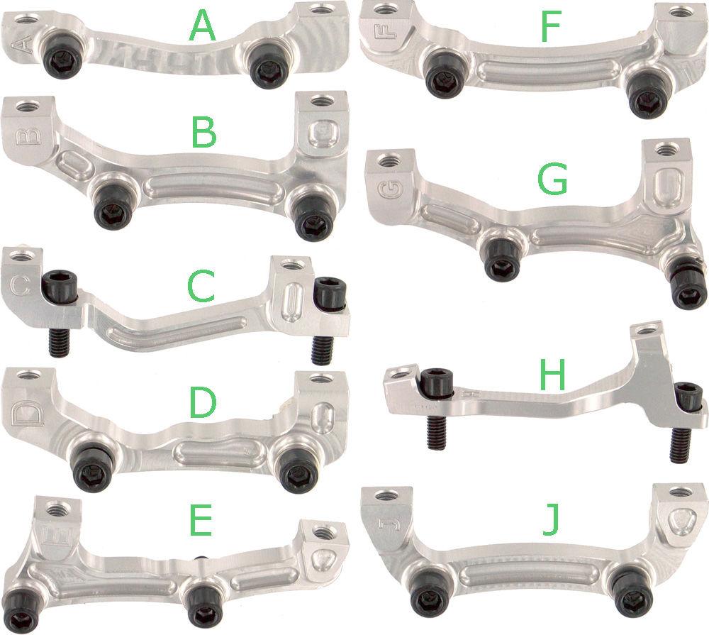 Foto Soportes Hope - Step-Up Black - Post-IS F203/R183 Mount B