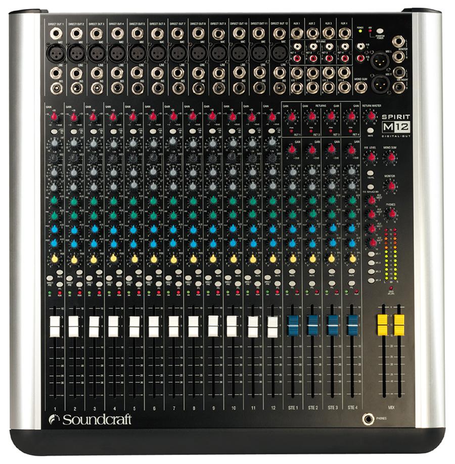 Foto Soundcraft M 12. Mesa de mezclas