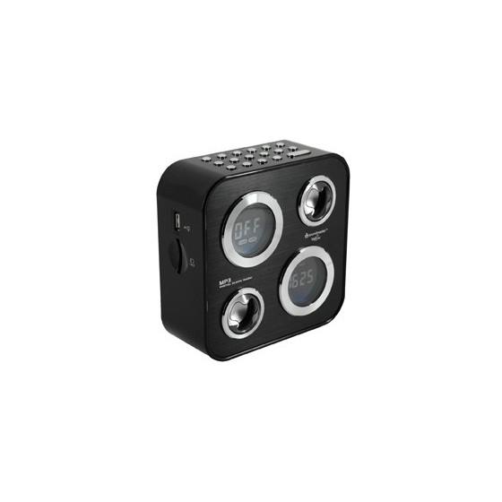 Foto Soundmaster UR130 - Radio Reloj despertador de Diseño con USB, SD y Radio AM-FM