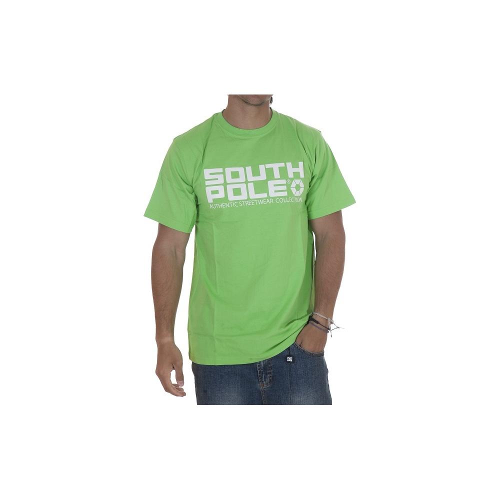 Foto South Pole Camiseta South Pole: Base Gold, Regular Fit, Green Flash GN