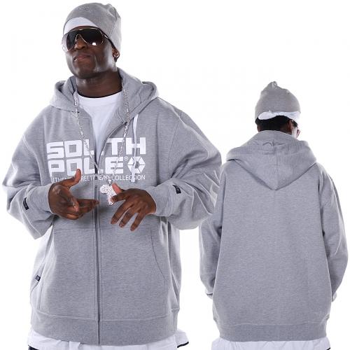 Foto Southpole Authentic Zip Hoody Heather Grey