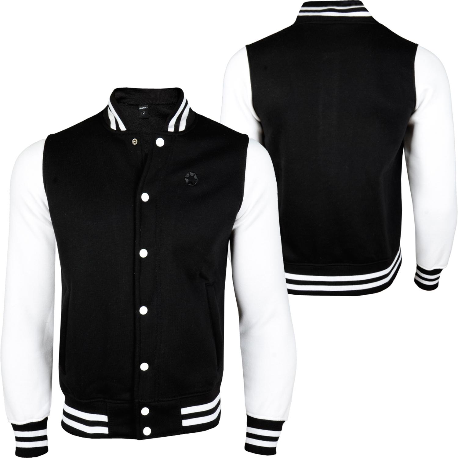 Foto Southpole Basic League 1 Chaquetas Universitarias Negro Blanco