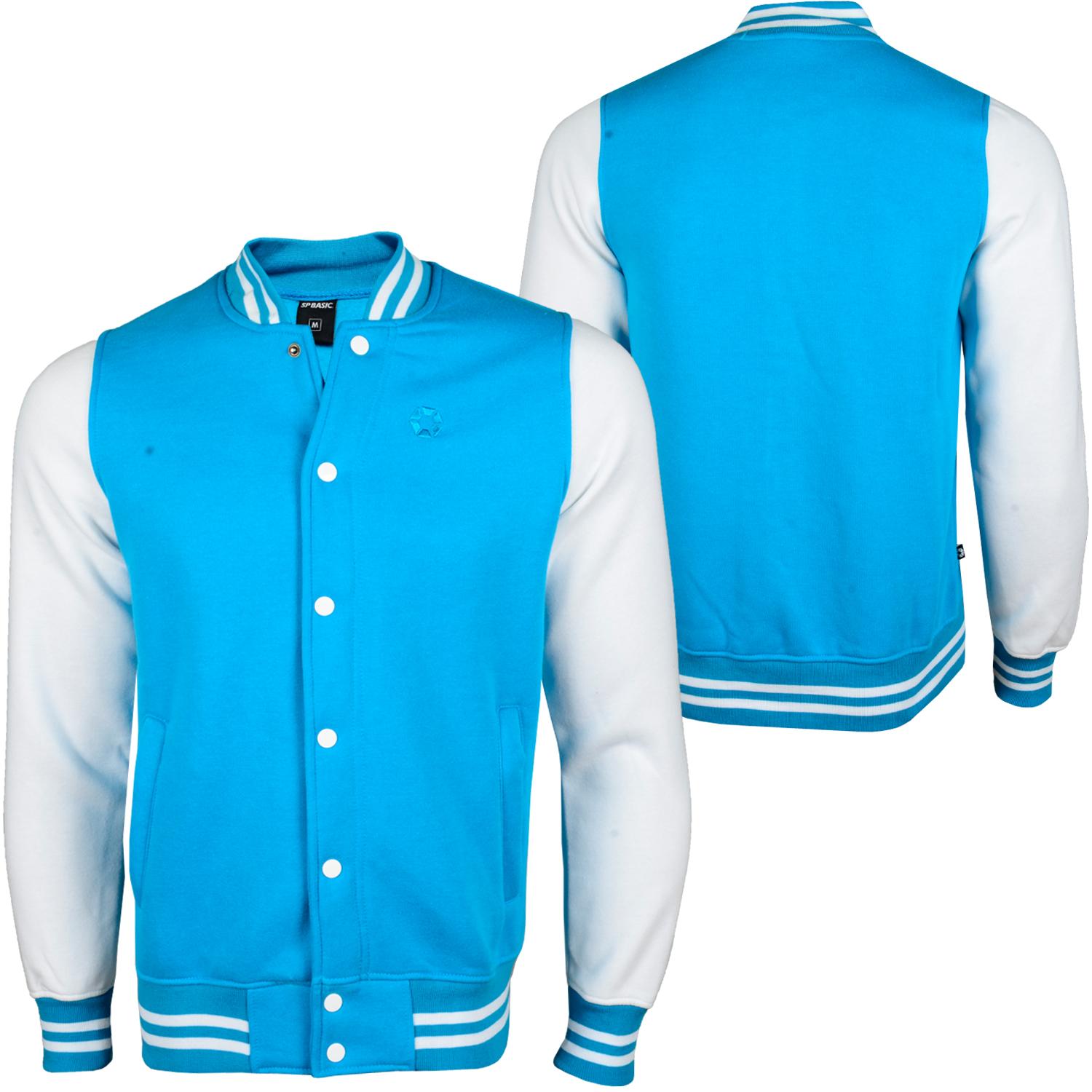 Foto Southpole Basic League 1 Chaquetas Universitarias Turquesa Blanco