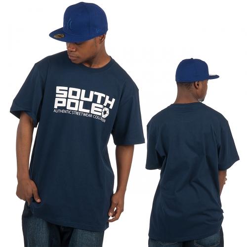 Foto Southpole Classic Optic T-Shirt Navy