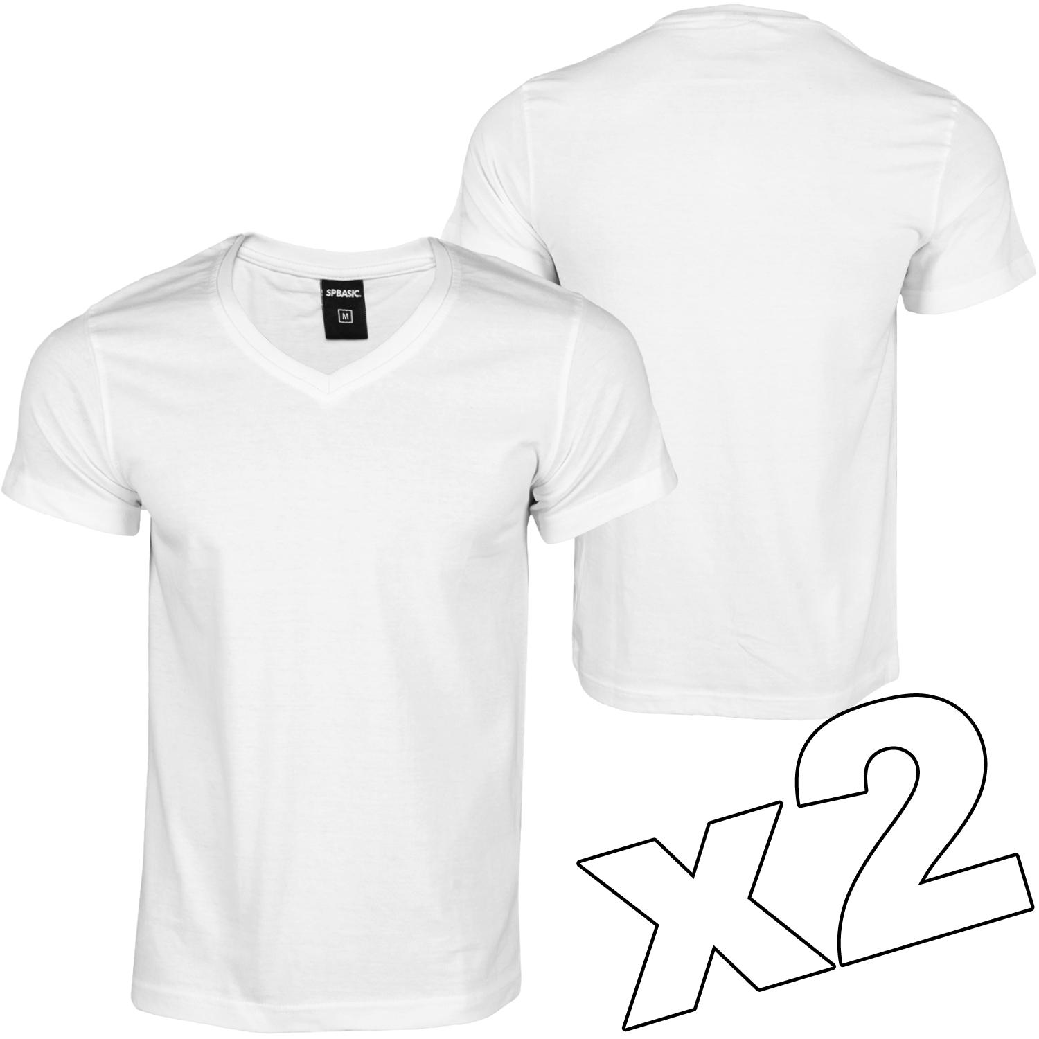 Foto Southpole V Neck ( 2er Pack ) T-shirt Blanco