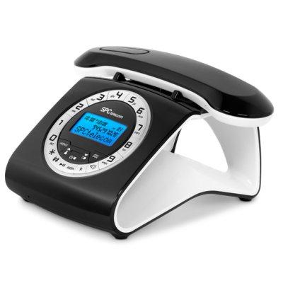 Foto Spc 7703n telf. dect retro combo ag50 id neg/blco