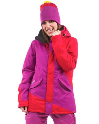 Foto Special Blend Women Siryn Jacket Snowboard 2012 Red Rum - Size:l