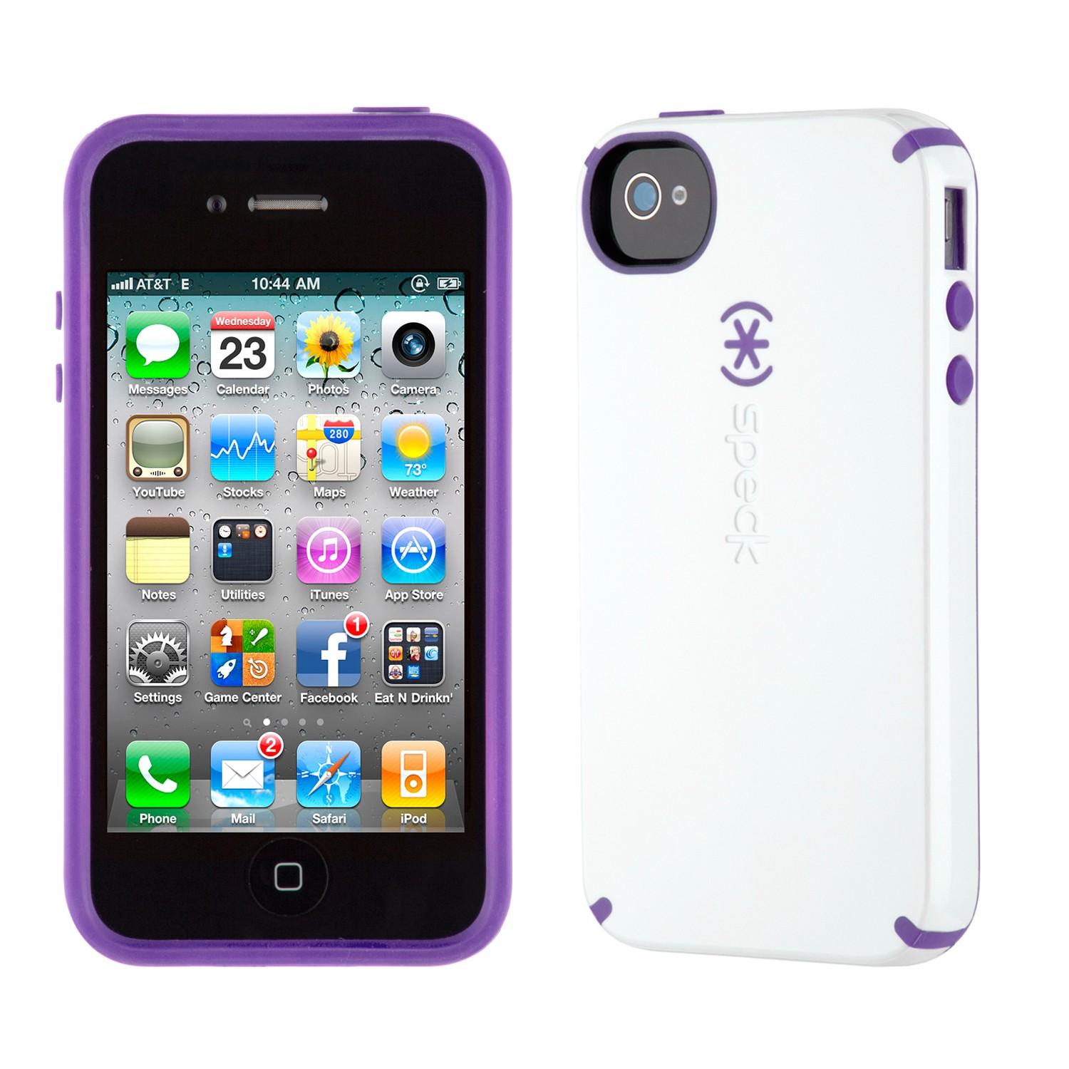 Foto Speck Products CandyShell for iPhone 4 & 4S - White Aubergine