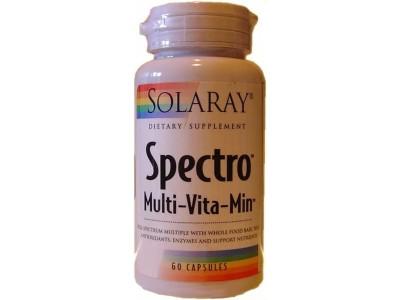 Foto Spectro vegetarian multi-vita-min solaray 60 cápsulas