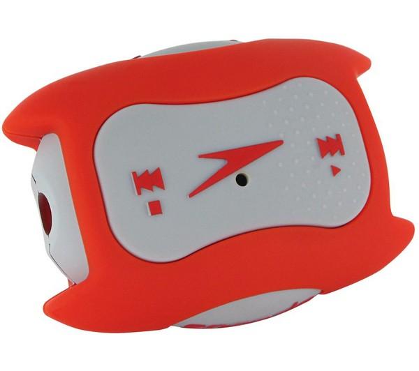 Foto Speedo Reproductor MP3 AquaBeat 1.0 4 GB - Gris/Rojo + Brazalete para