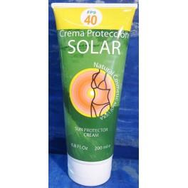 Foto Spf 40, crema protección solar, aloe vera, 200 ml. dedieta