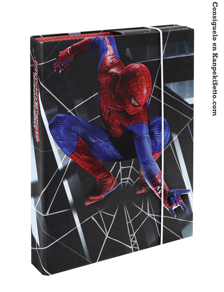 Foto Spider-man Caja De 6 Carpetas A4