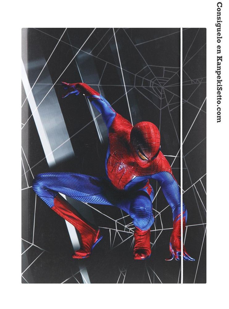 Foto Spider-man Caja De 6 Carpetas Con Goma ElÁstica A3