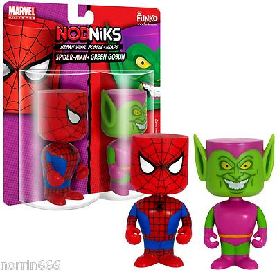 Foto Spiderman Green Goblin 2 Mini-cabezones Pvc 10cm De Funko