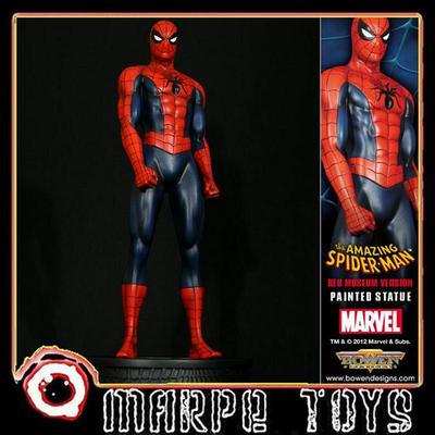 Foto Spiderman Red Museum Version Marvel Statue Bowen Designs The Amazing Spider-man