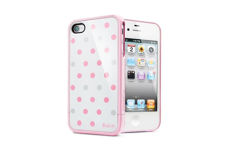Foto SPIGEN SGP 4 / 4S Case Linear Biskitt Series - Maltese Pink