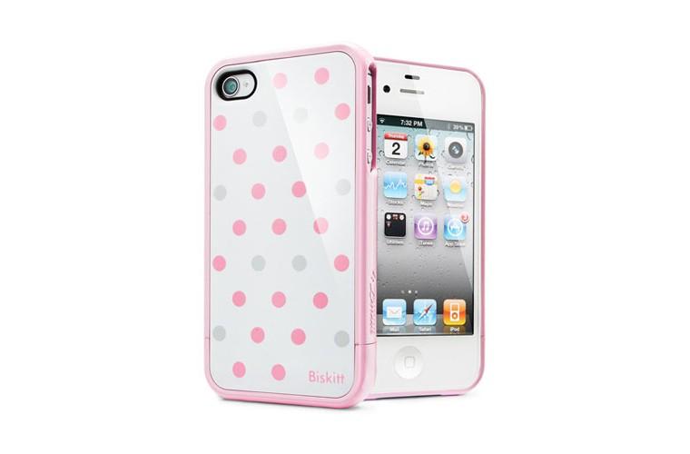 Foto SPIGEN SGP iPhone 4 / 4S Case Linear Biskitt Series - Maltese Pink