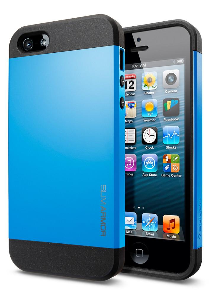 Foto SPIGEN SGP Slim Armor Color for iPhone 5 - Dodger Blue