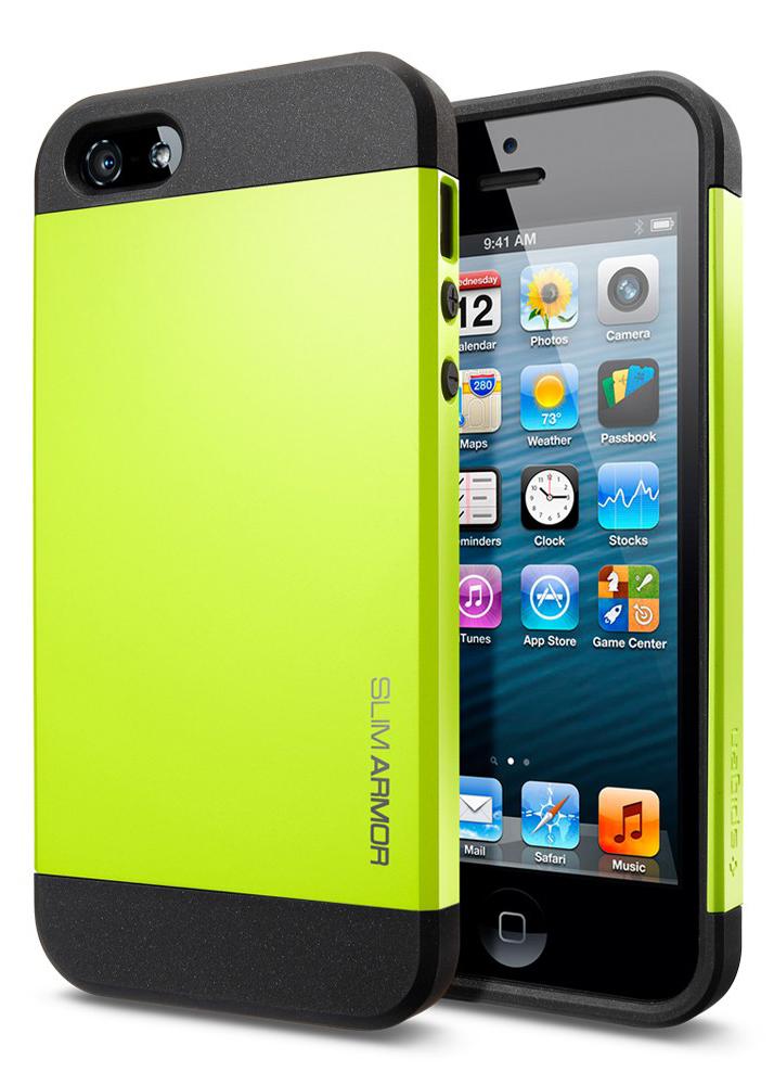Foto SPIGEN SGP Slim Armor Color for iPhone 5 - Lime
