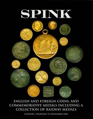 Foto Spink - Auction Catalogue -english Coins Railway Medals