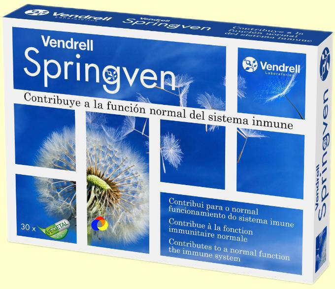 Foto Springven - Alergias - Laboratorios Vendrell - 30 cápsulas